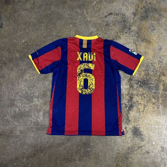 Xavi Barcelona Jersey Home football shirt 2010 - 2011 Nike Dri Fit Mens Size XL - Picture 2 of 10